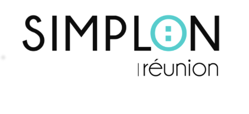 Logo de Simplon Réunion avec un design moderne et minimaliste.