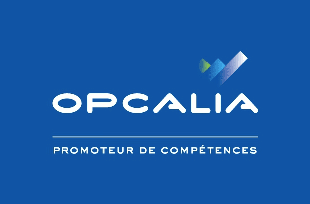 Logo d'Opcalia avec le slogan "Promoteur de Compétences".