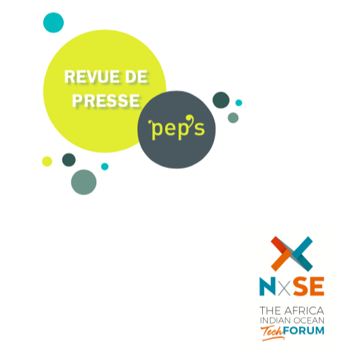 Logos "Revue de Presse Pep's" et "NxSE Tech Forum".