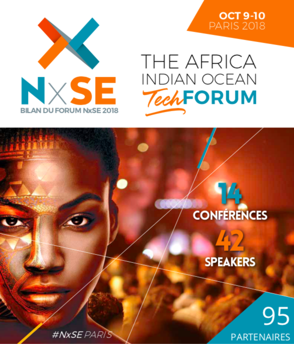 Affiche du forum NxSE 2018 avec détails sur conférences et intervenants.