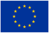 Drapeau bleu avec douze &eacute;toiles dor&eacute;es en cercle (Union europ&eacute;enne).