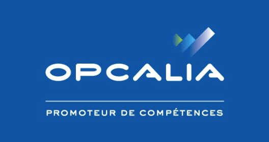 Logo d'Opcalia avec le slogan "Promoteur de Compétences".