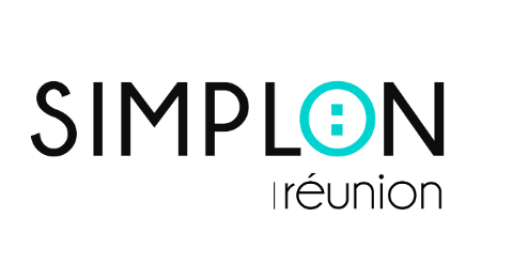 Logo de Simplon Réunion avec un "O" stylisé en cyan.