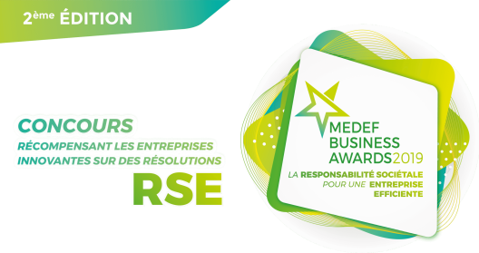 Concours MEDEF Business Awards 2019 sur la responsabilité sociétale des entreprises.