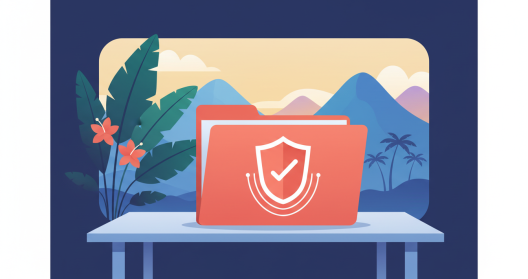 Illustration d'une professionnelle de sant&eacute; r&eacute;unionnaise s&eacute;curisant les donn&eacute;es personnelles de ses patients