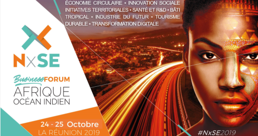 Affiche du Business Forum NxSE 2019 à La Réunion, Afrique Océan Indien.